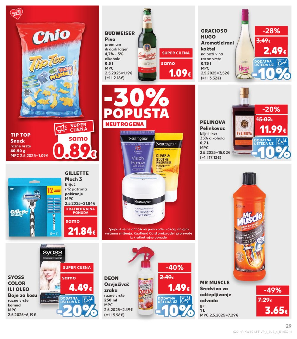 Kaufland katalog Akcija 01.10.-07.10.2025. Odabrane poslovnice