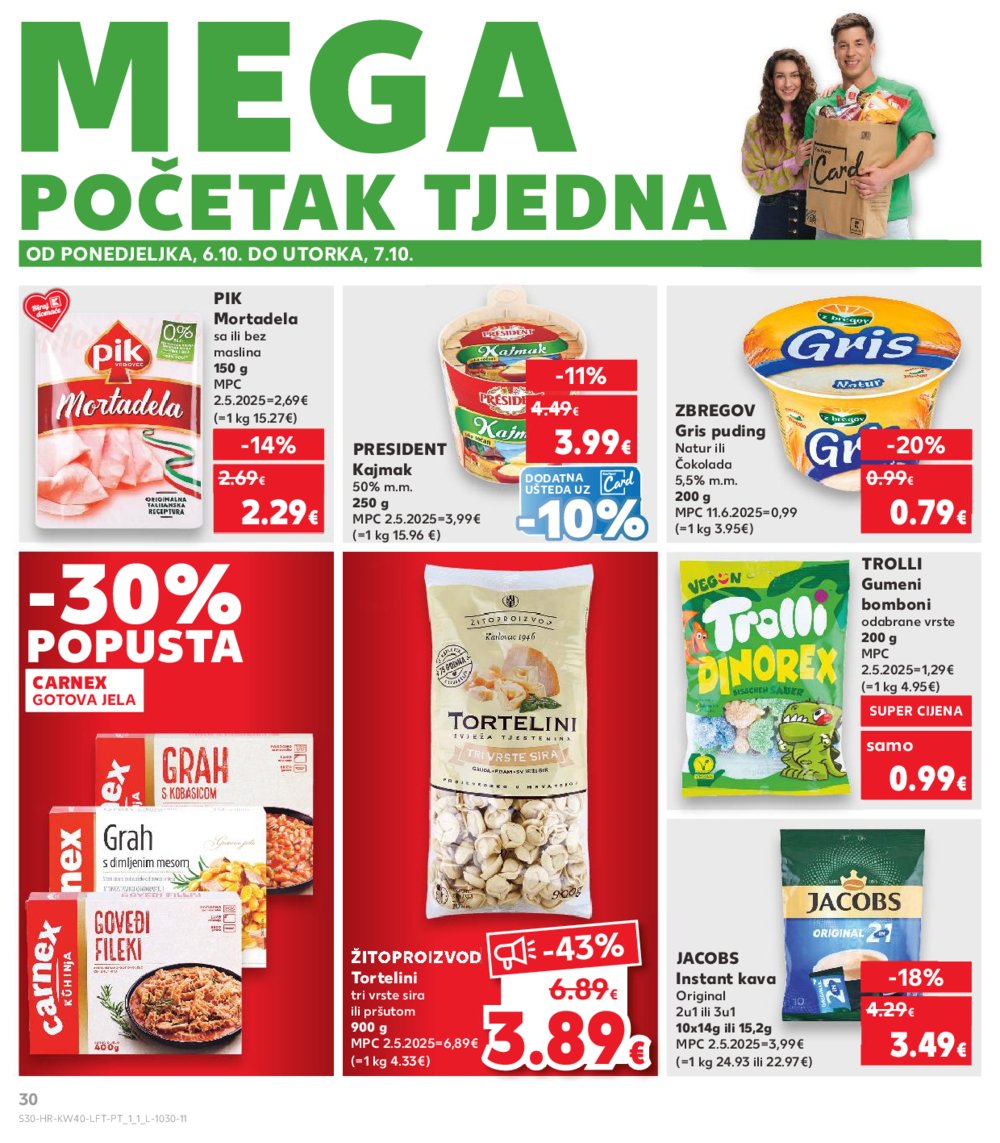 Kaufland katalog Akcija 01.10.-07.10.2025. Odabrane poslovnice