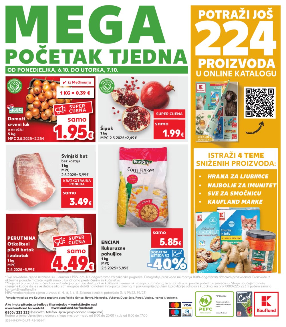 Kaufland katalog Akcija 01.10.-07.10.2025. Odabrane poslovnice