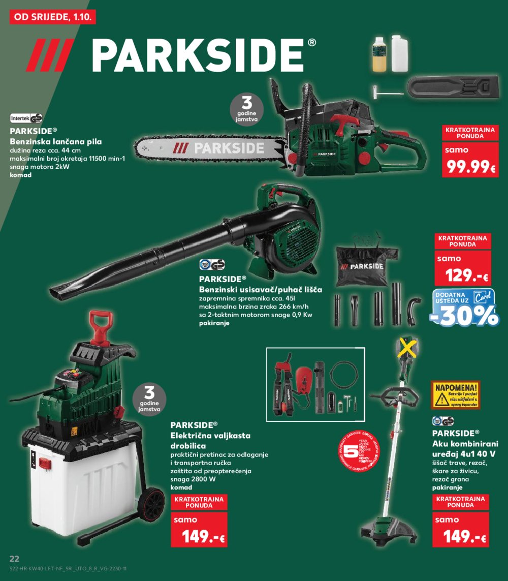 Kaufland katalog Akcija 01.10.-07.10.2025. VG, Po, Ro, Vo, Vu, DS, Ma