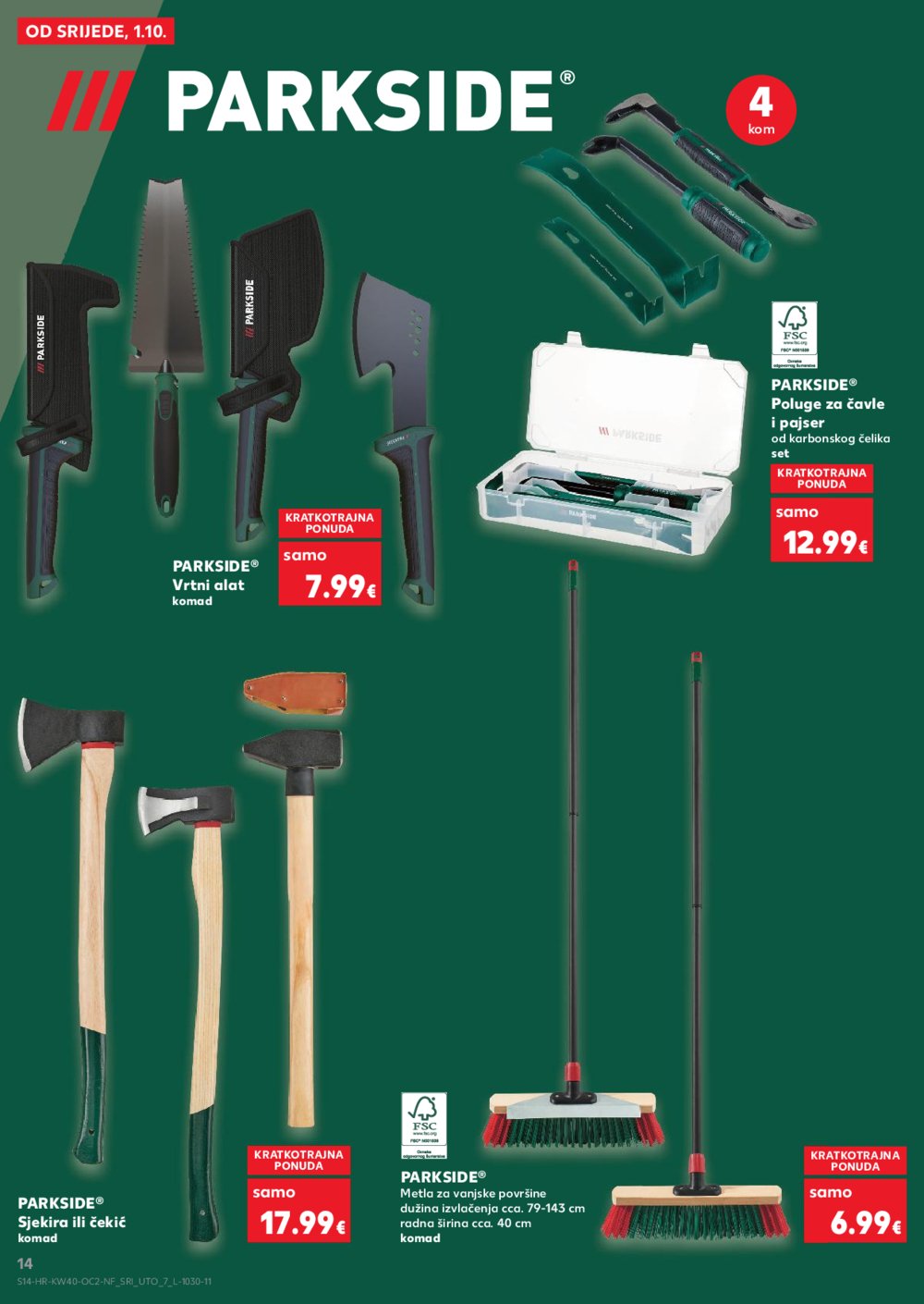 Kaufland katalog Neprehrambenih proizvoda 01.10.-07.10.2025. Odabrane poslovnice