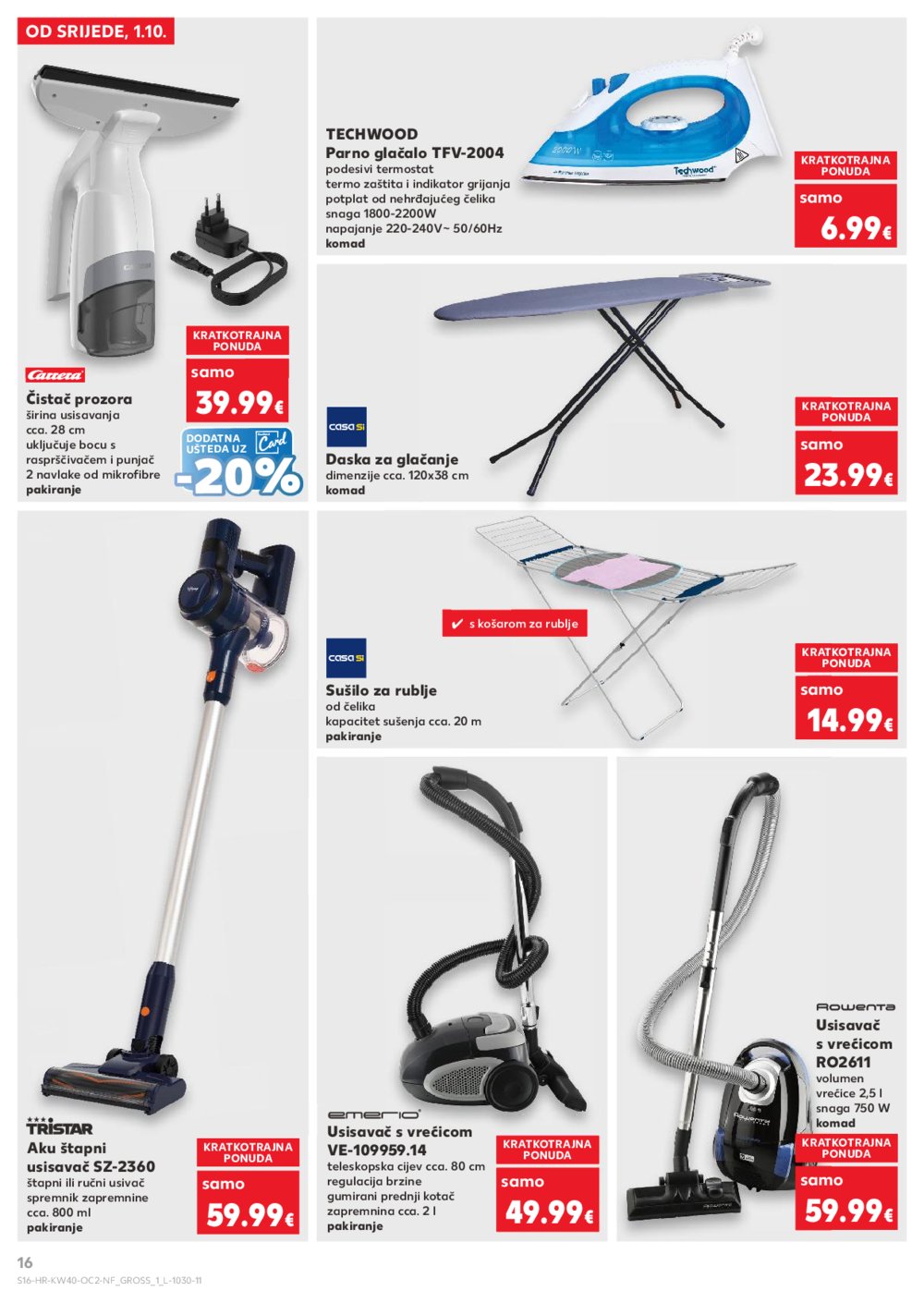 Kaufland katalog Neprehrambenih proizvoda 01.10.-07.10.2025. Odabrane poslovnice