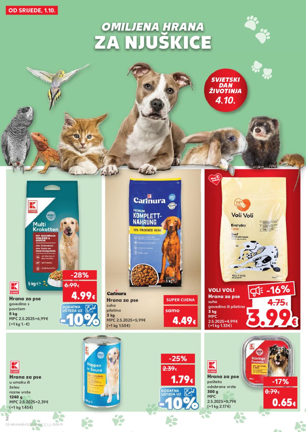 Kaufland katalog Robne marke 01.10.-07.10.2025. Odabrane poslovnice