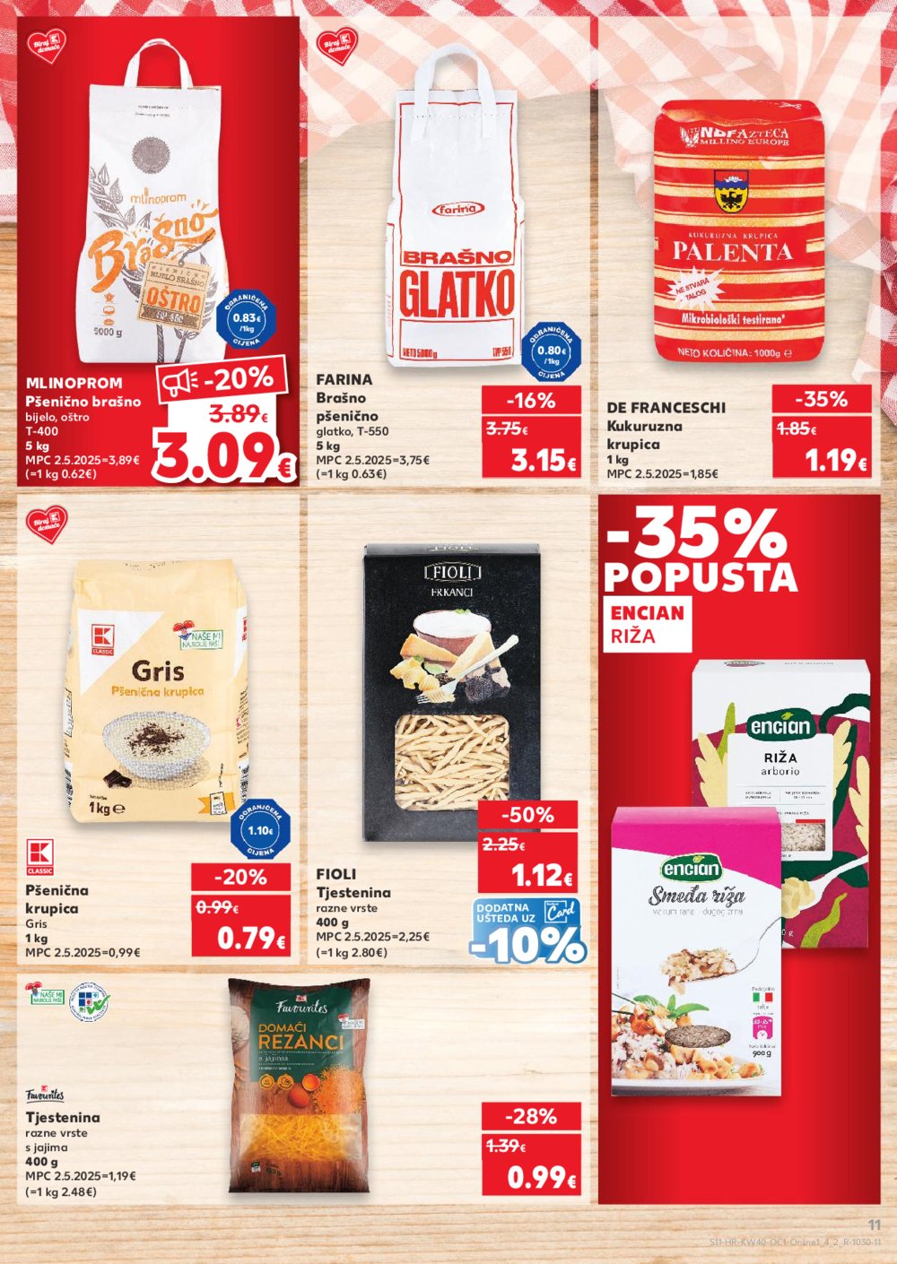 Kaufland katalog Robne marke 01.10.-07.10.2025. Odabrane poslovnice