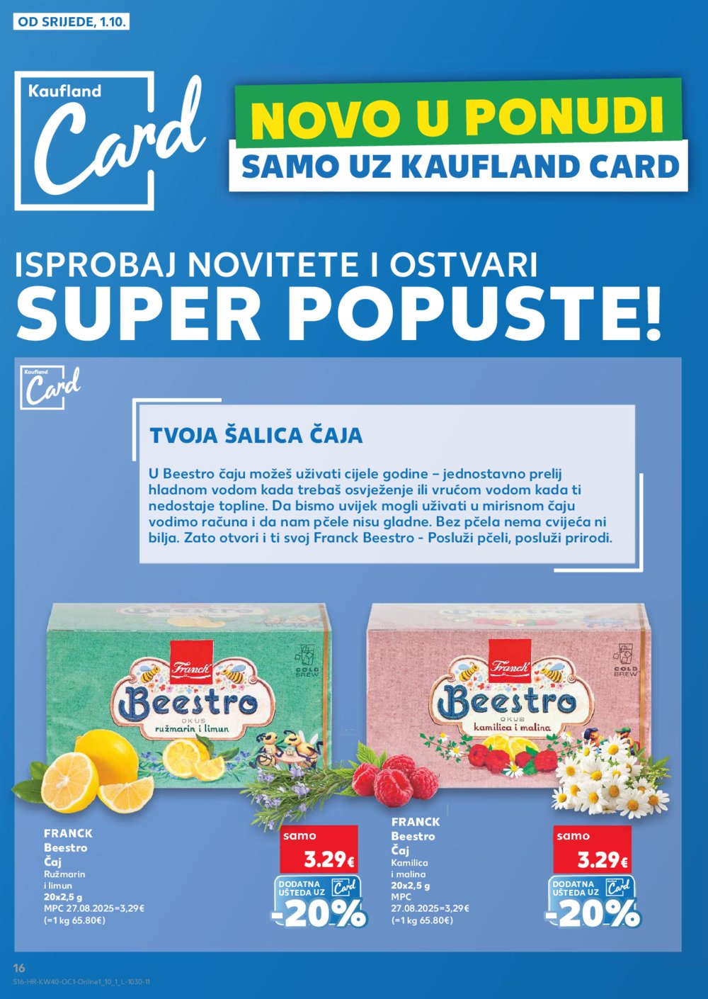Kaufland katalog Robne marke 01.10.-07.10.2025. Odabrane poslovnice