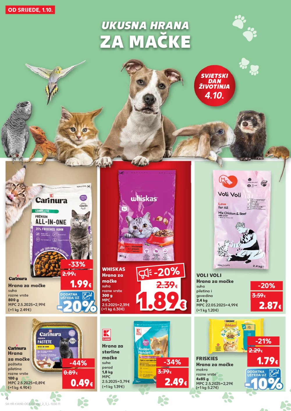 Kaufland katalog Robne marke 01.10.-07.10.2025. Odabrane poslovnice
