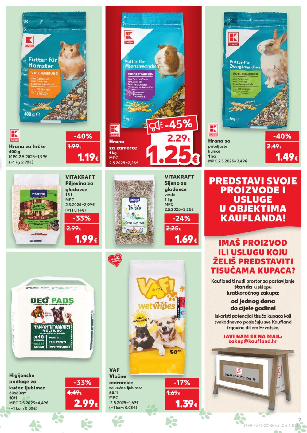 Kaufland katalog Robne marke 01.10.-07.10.2025. Odabrane poslovnice