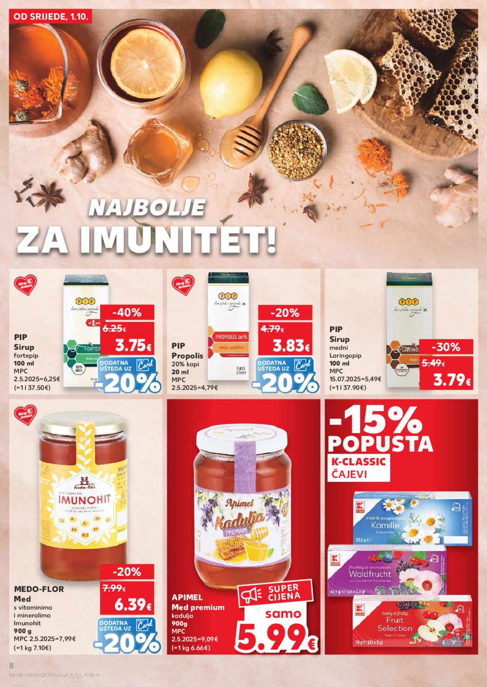Kaufland katalog Robne marke 01.10.-07.10.2025. Odabrane poslovnice