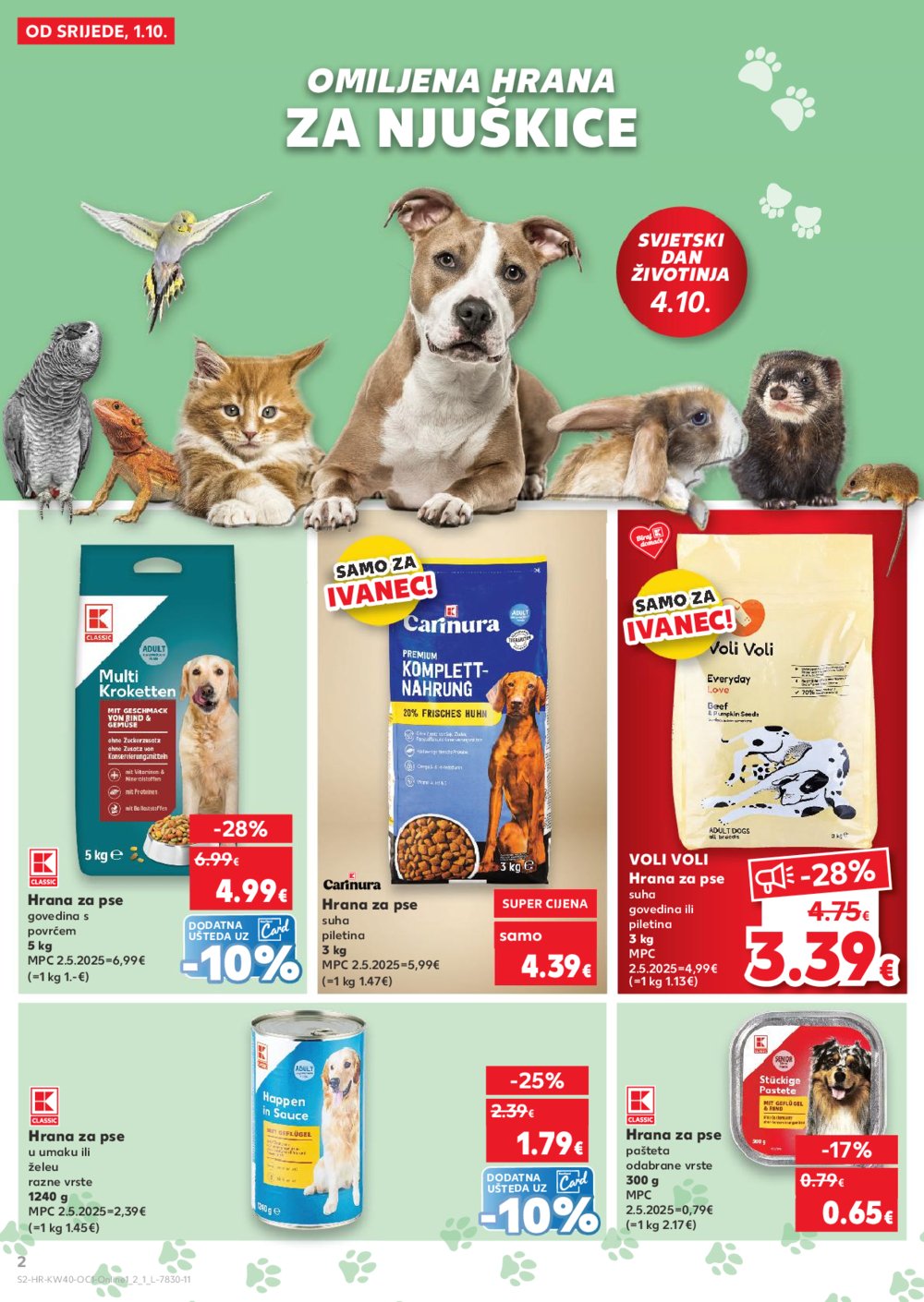 Kaufland katalog Robne marke 10.10.-07.10.2025. Ivanec, Jankomir