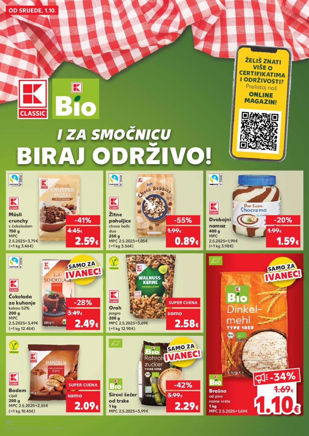 Kaufland katalog Robne marke 10.10.-07.10.2025. Ivanec, Jankomir