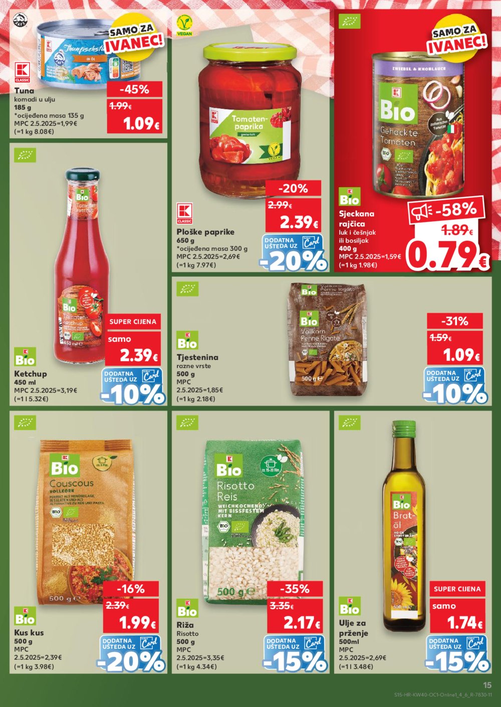 Kaufland katalog Robne marke 10.10.-07.10.2025. Ivanec, Jankomir