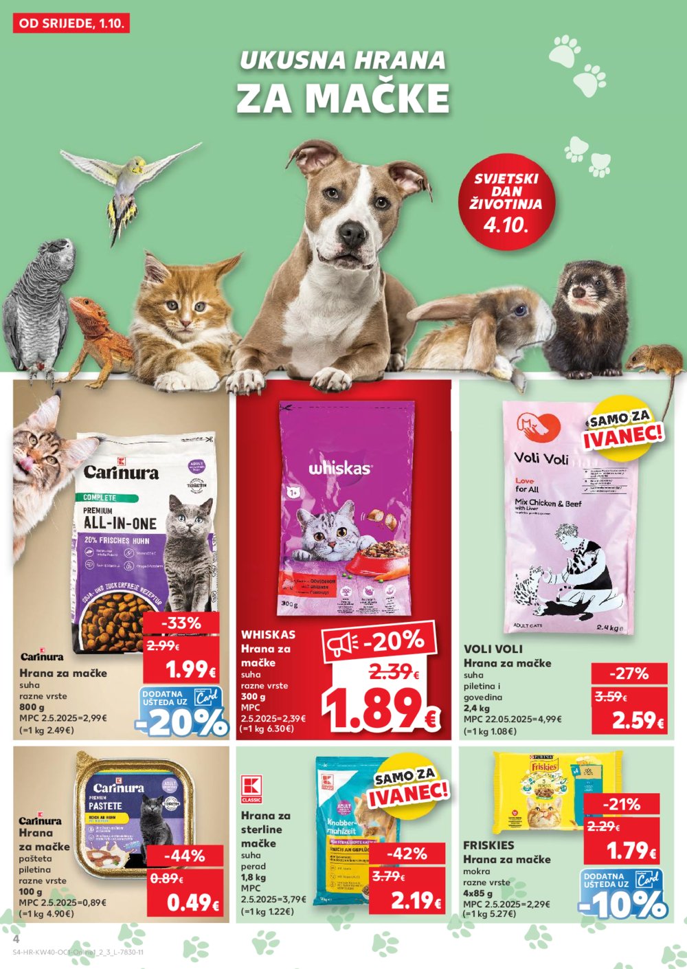 Kaufland katalog Robne marke 10.10.-07.10.2025. Ivanec, Jankomir
