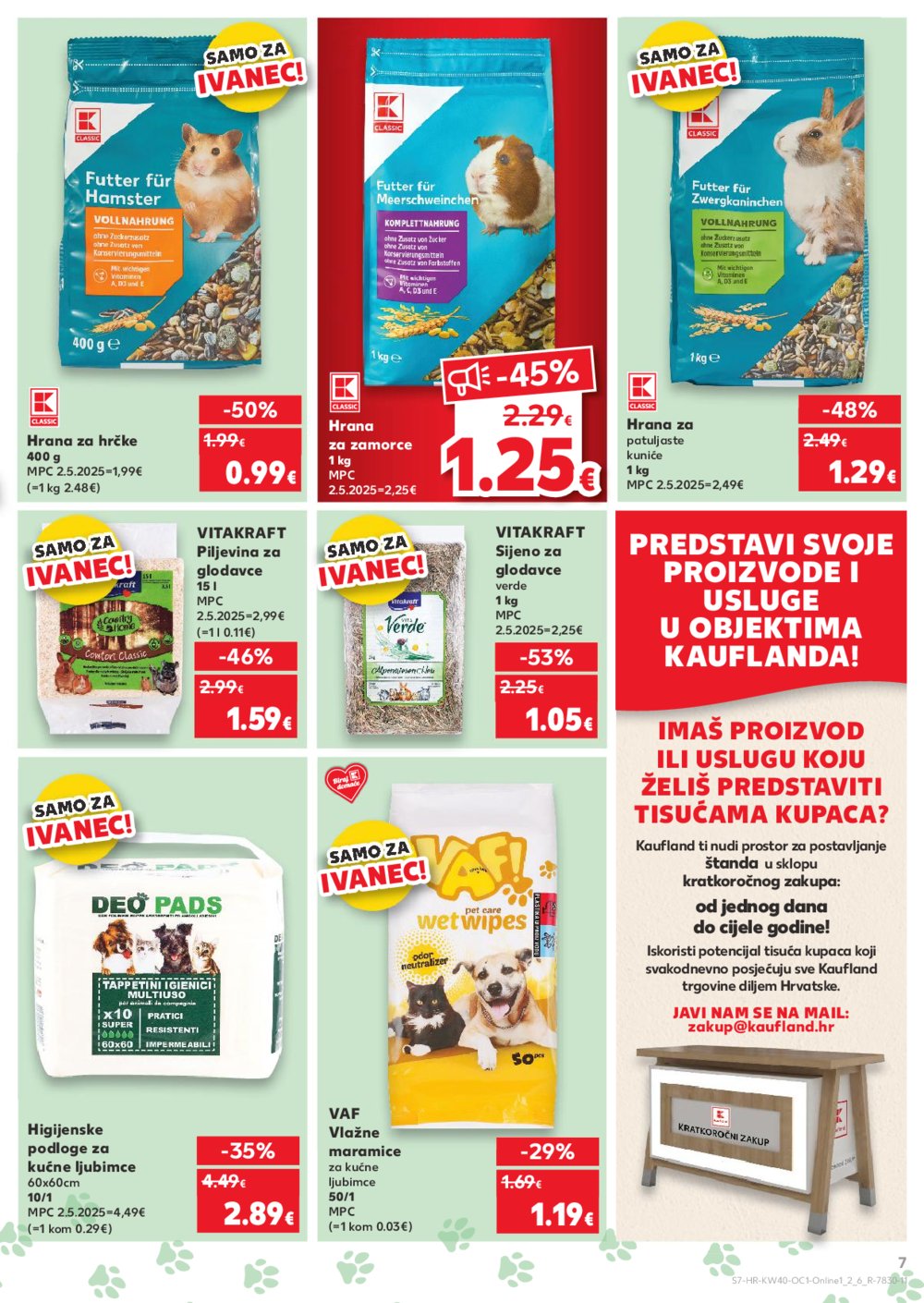Kaufland katalog Robne marke 10.10.-07.10.2025. Ivanec, Jankomir