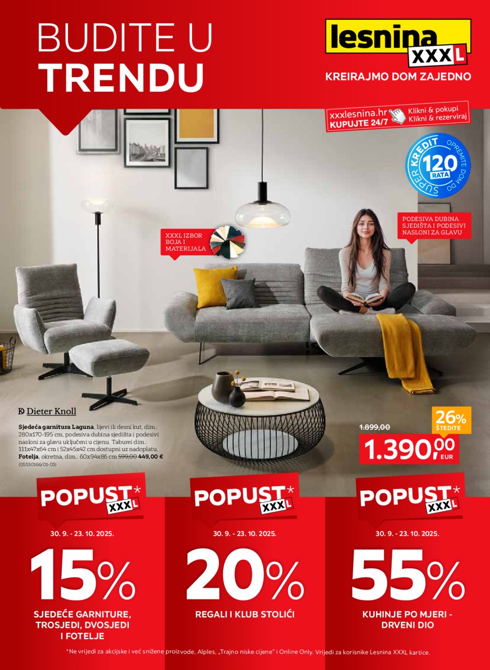 Lesnina katalog Budite u trendu 30.09.-23.10.2025.