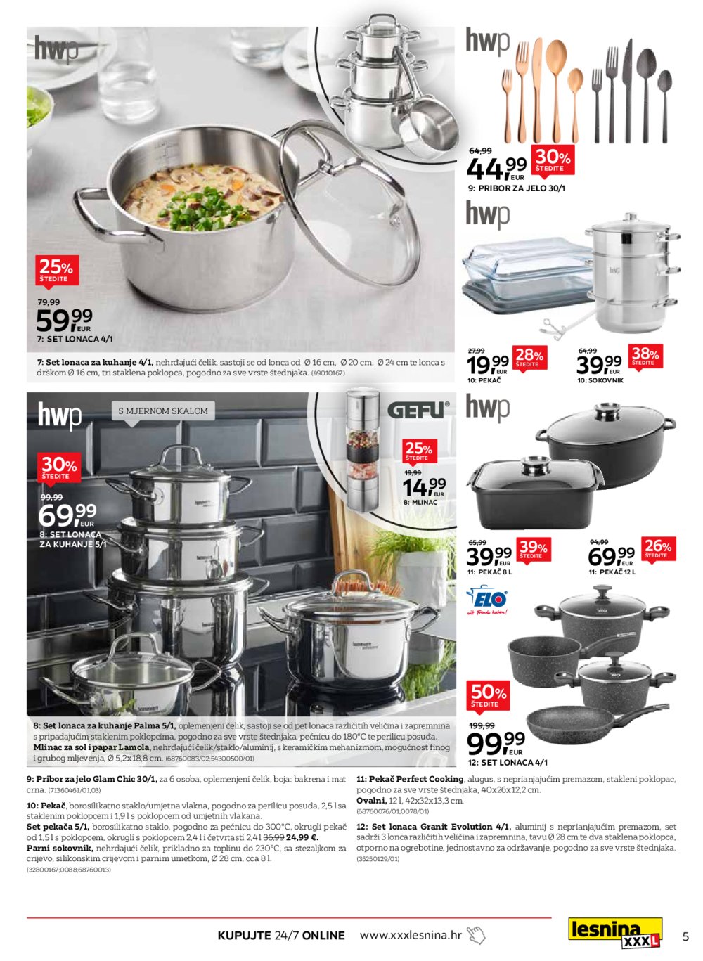 Lesnina katalog Gurmanske majstorije 30.09.-31.10.2025.
