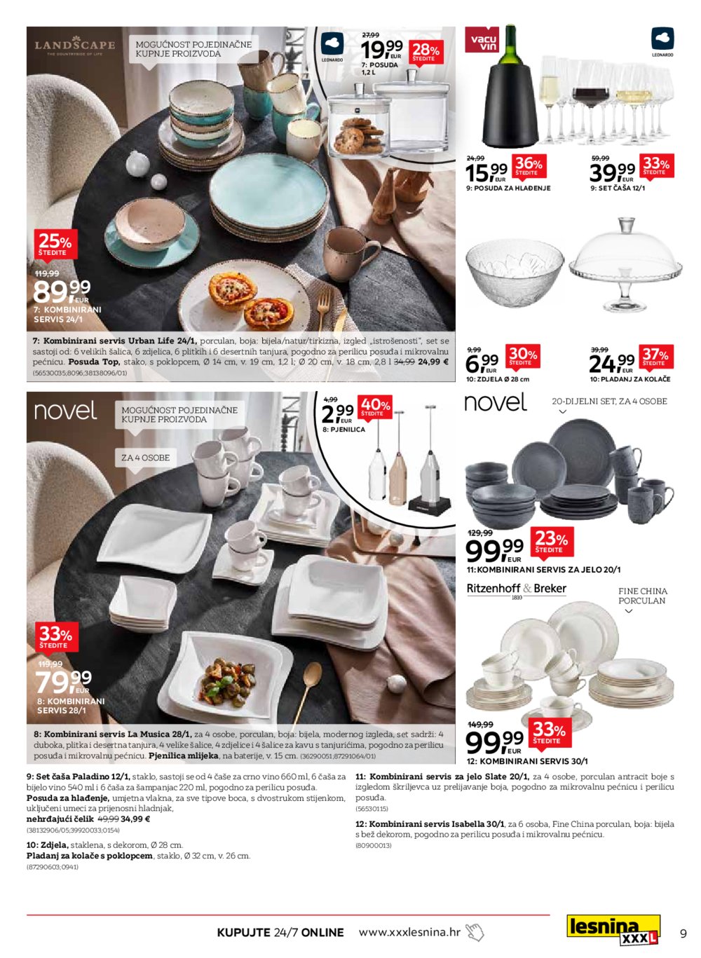 Lesnina katalog Gurmanske majstorije 30.09.-31.10.2025.