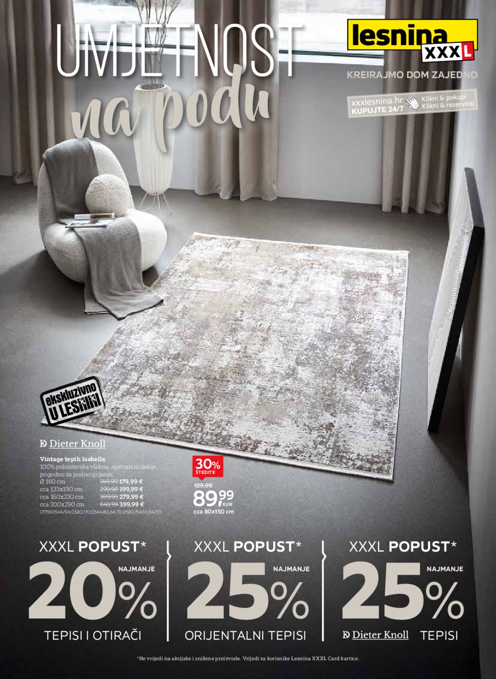 Lesnina katalog Umjetnost na podu 30.09.-31.10.2025.