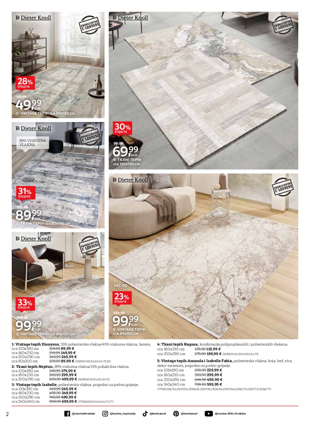 Lesnina katalog Umjetnost na podu 30.09.-31.10.2025.