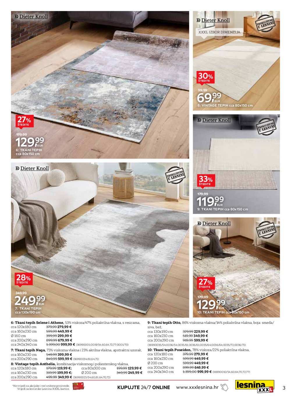 Lesnina katalog Umjetnost na podu 30.09.-31.10.2025.