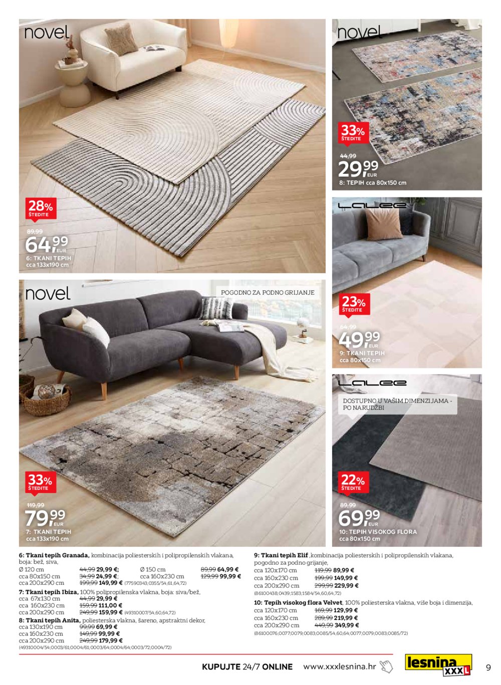 Lesnina katalog Umjetnost na podu 30.09.-31.10.2025.