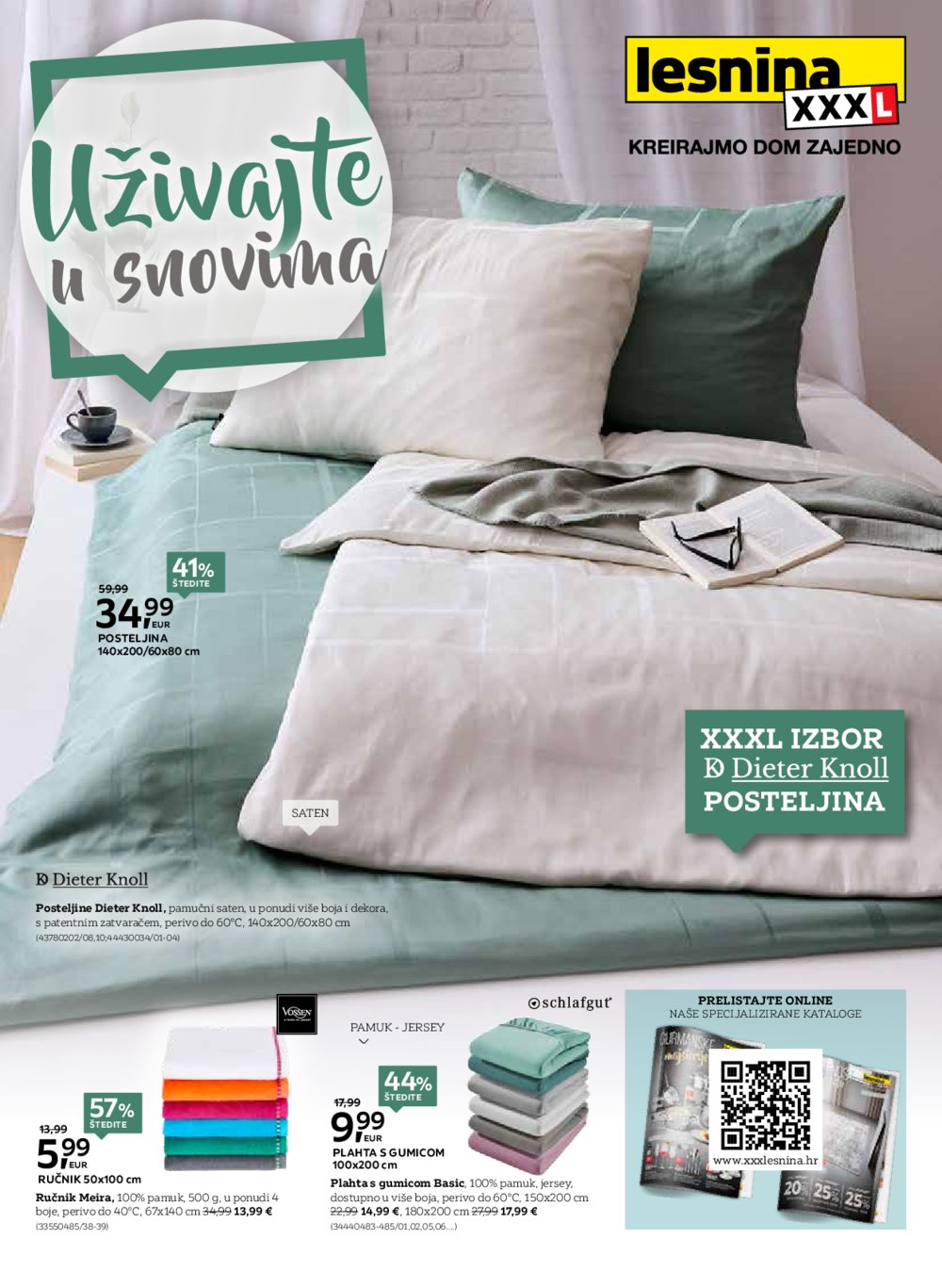 Lesnina katalog Uživajte u snovima 30.09.-23.10.2025.