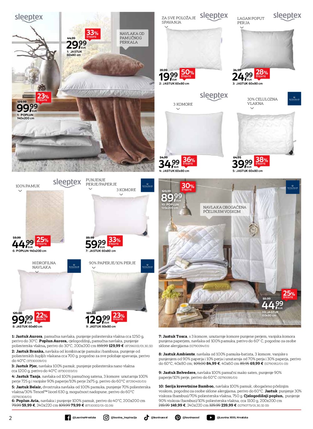 Lesnina katalog Uživajte u snovima 30.09.-23.10.2025.