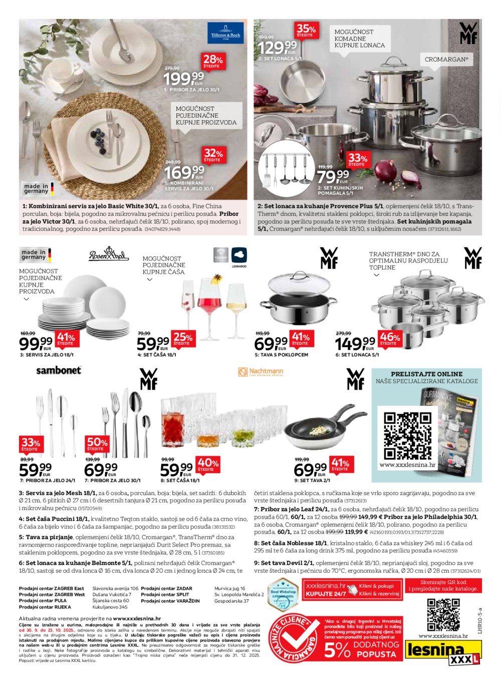 Lesnina katalog Uživajte u snovima 30.09.-23.10.2025.