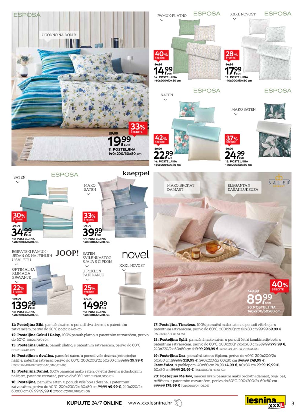 Lesnina katalog Uživajte u snovima 30.09.-23.10.2025.