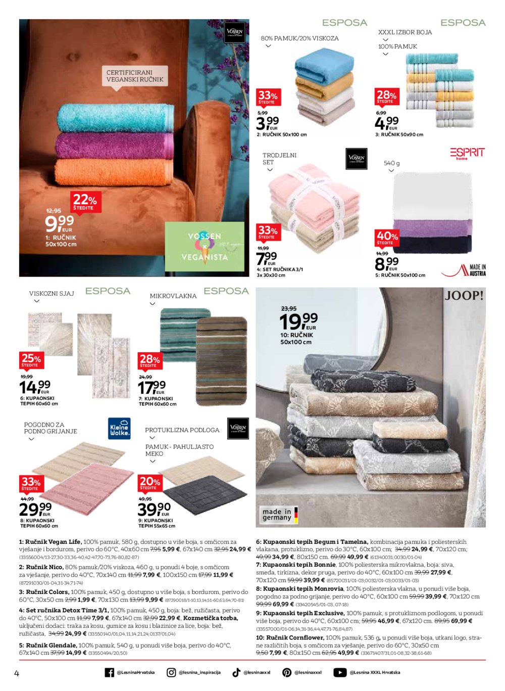 Lesnina katalog Uživajte u snovima 30.09.-23.10.2025.