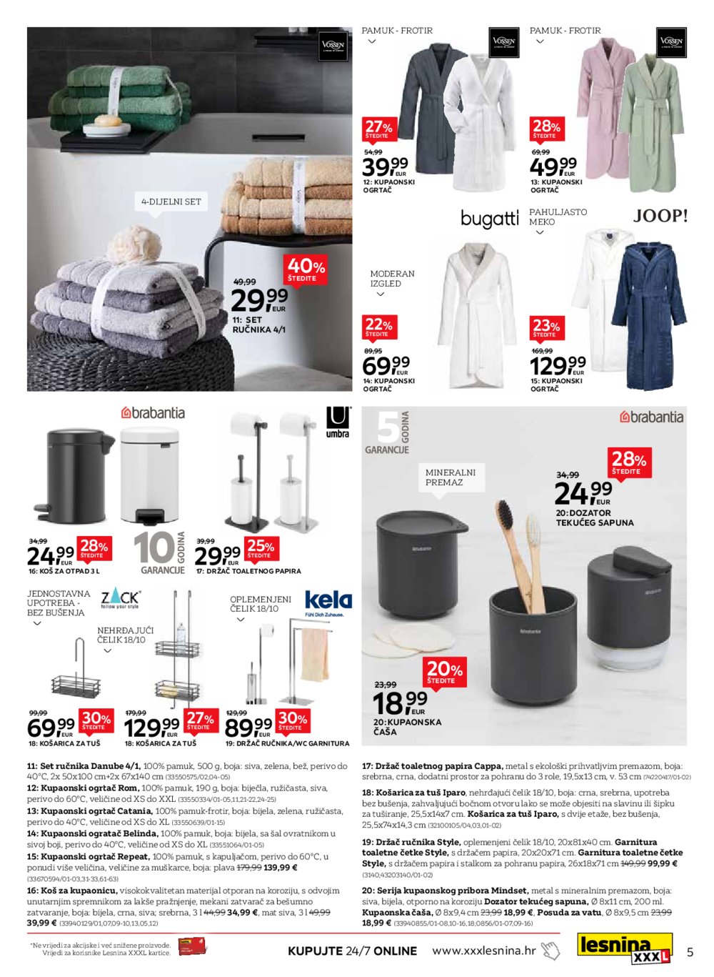 Lesnina katalog Uživajte u snovima 30.09.-23.10.2025.