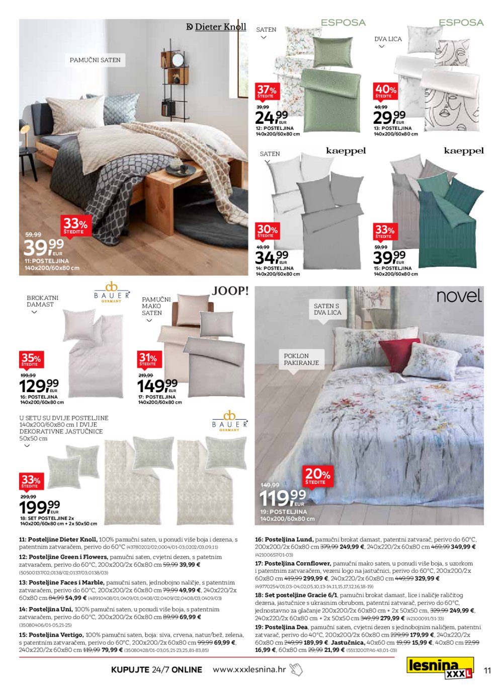 Lesnina katalog XXXL izbor za odmor 01.10.-23.10.