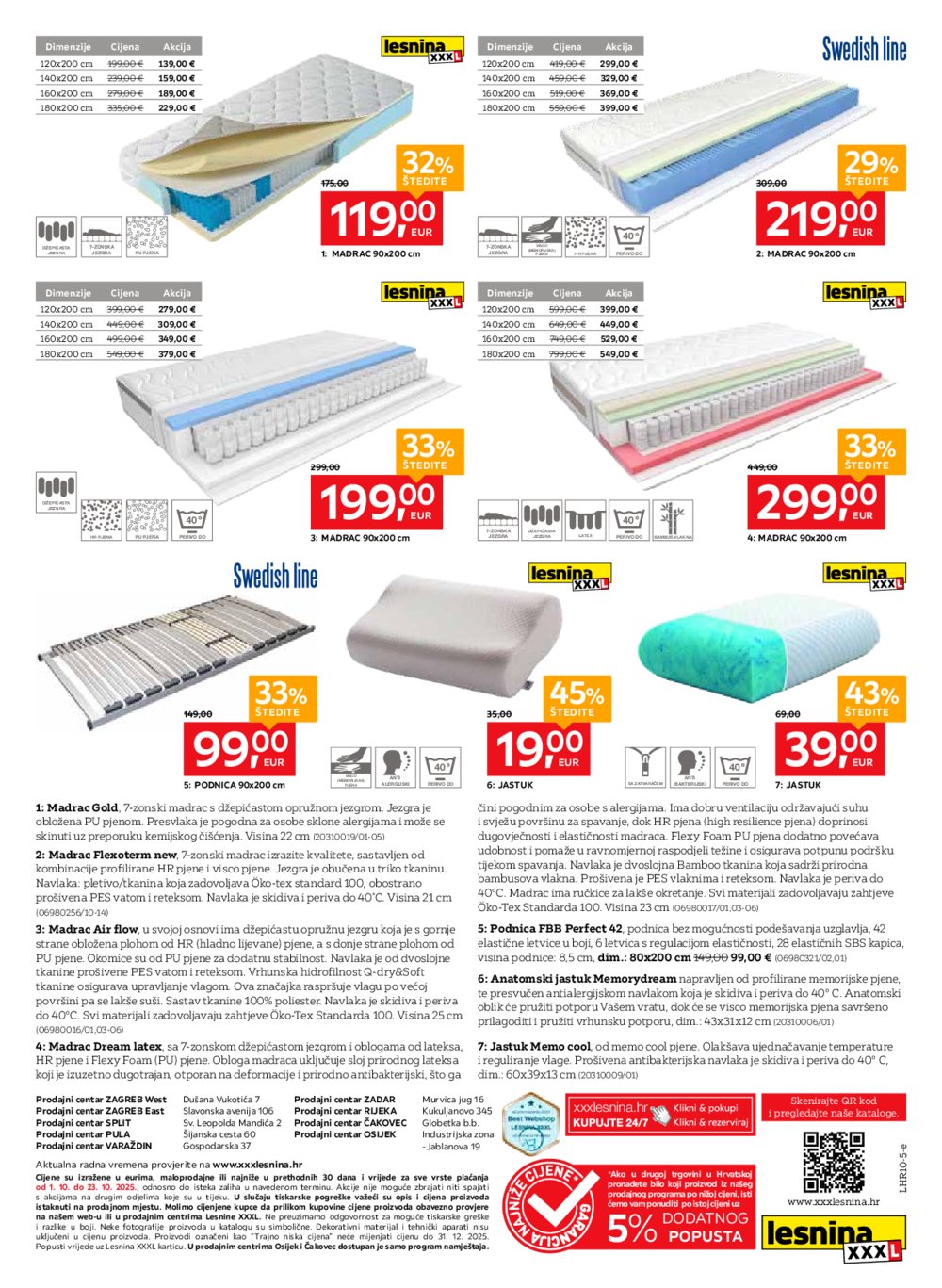 Lesnina katalog XXXL izbor za odmor 01.10.-23.10.