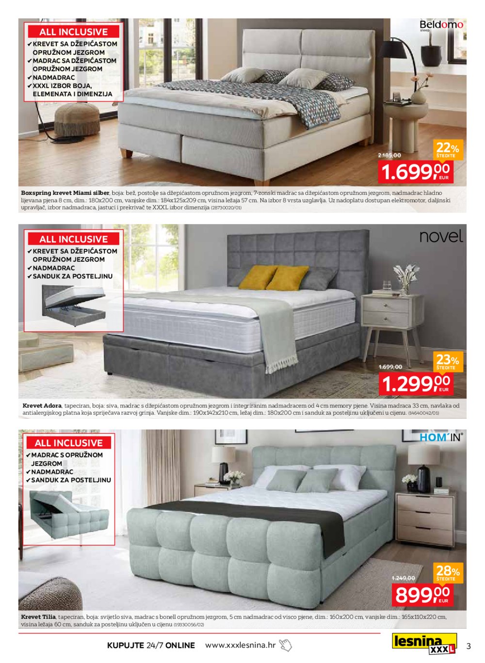 Lesnina katalog XXXL izbor za odmor 01.10.-23.10.