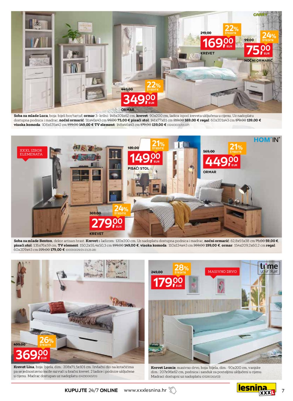 Lesnina katalog XXXL izbor za odmor 01.10.-23.10.