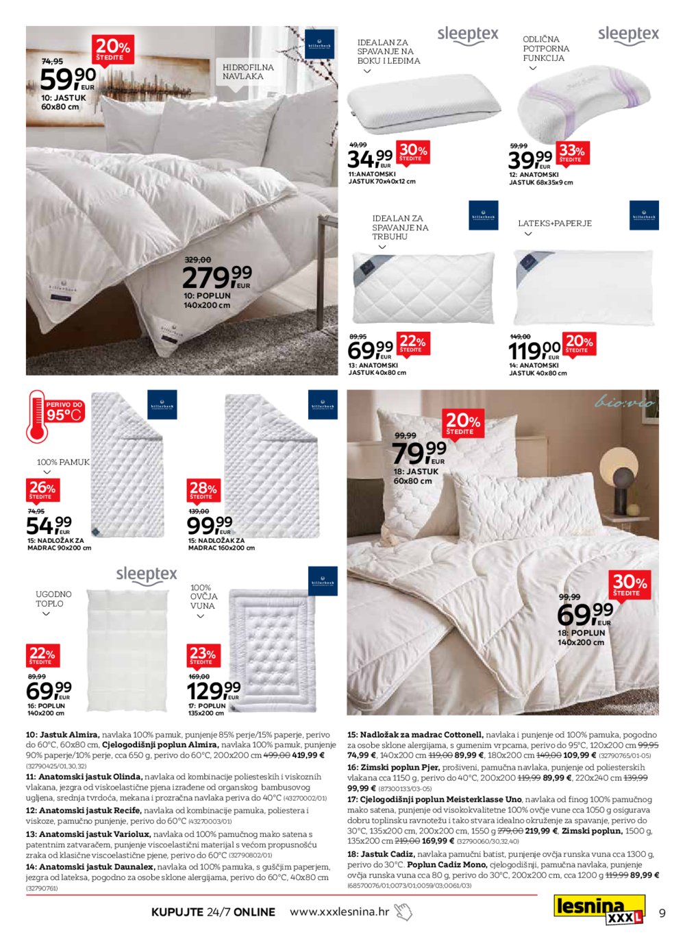 Lesnina katalog XXXL izbor za odmor 01.10.-23.10.