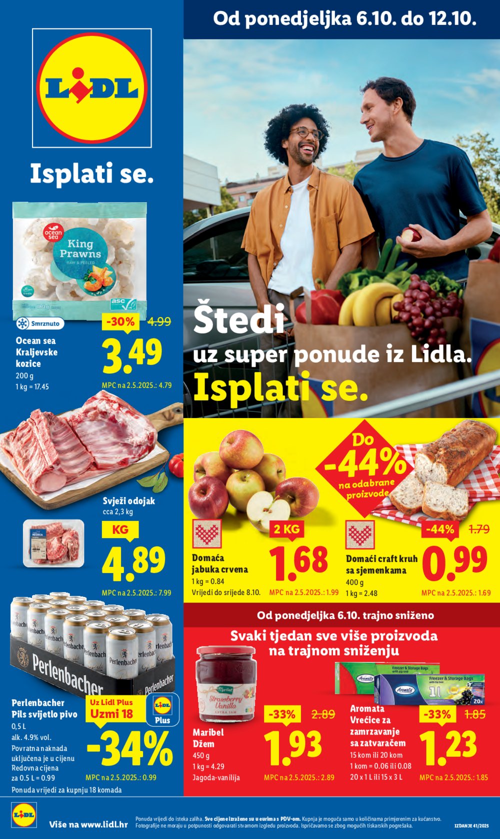 Lidl katalog Super ponuda od ponedjeljka 06.10. - 12.10.2025.