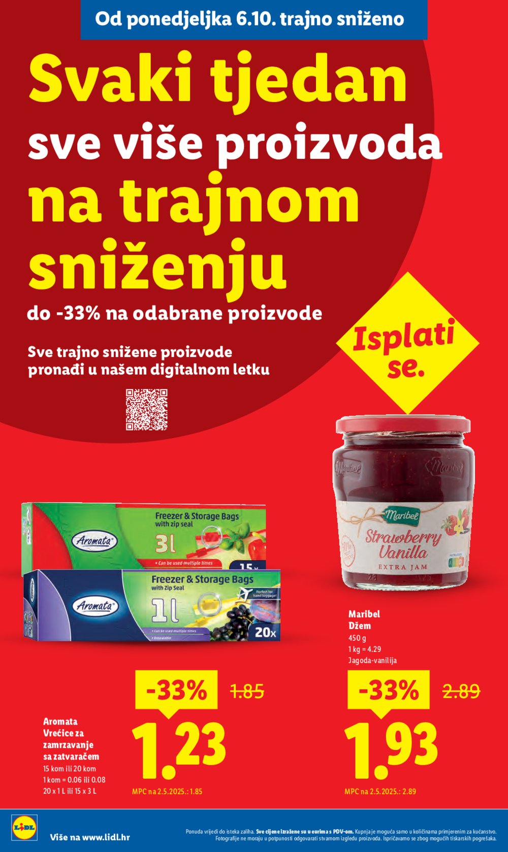 Lidl katalog Super ponuda od ponedjeljka 06.10. - 12.10.2025.