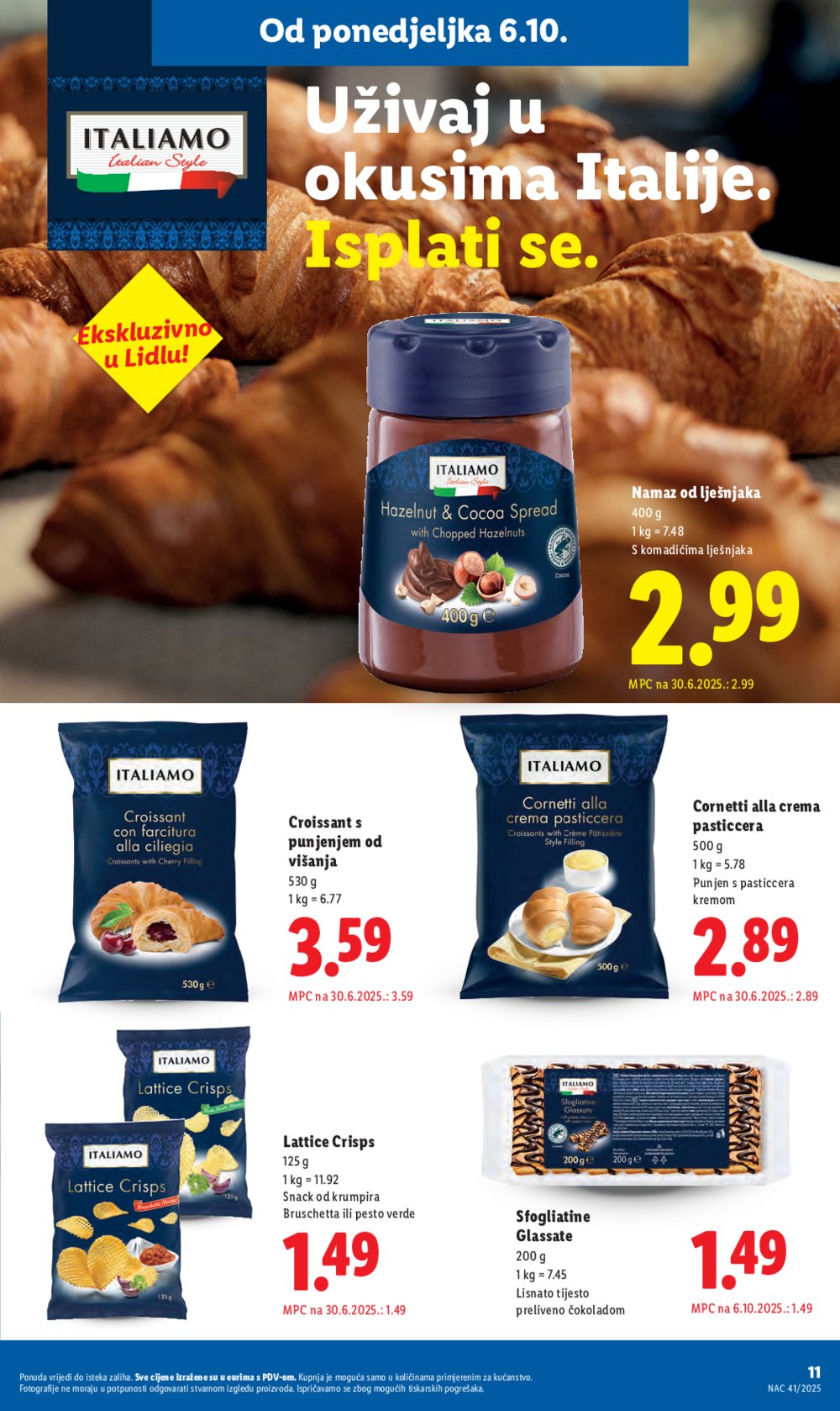 Lidl katalog Super ponuda od ponedjeljka 06.10. - 12.10.2025.