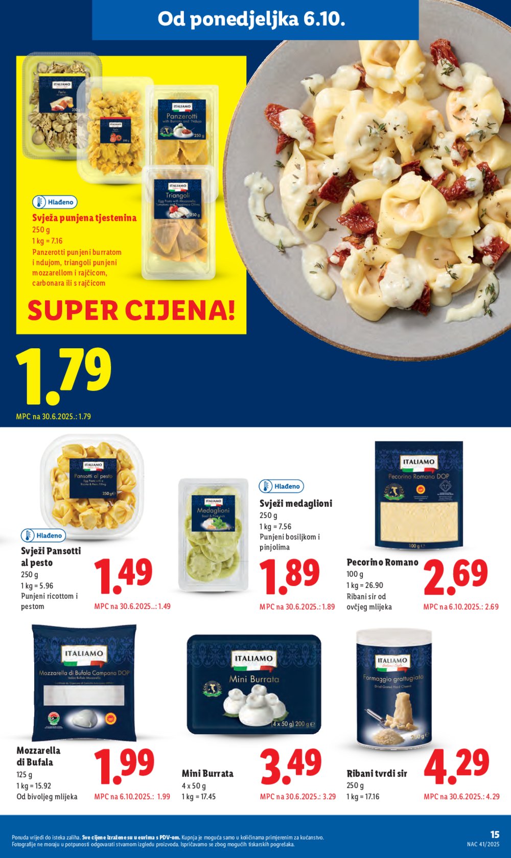 Lidl katalog Super ponuda od ponedjeljka 06.10. - 12.10.2025.