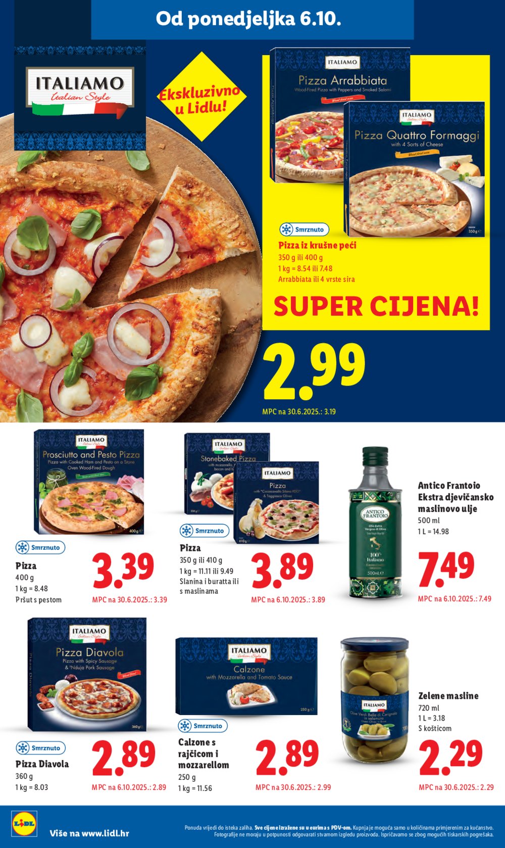 Lidl katalog Super ponuda od ponedjeljka 06.10. - 12.10.2025.