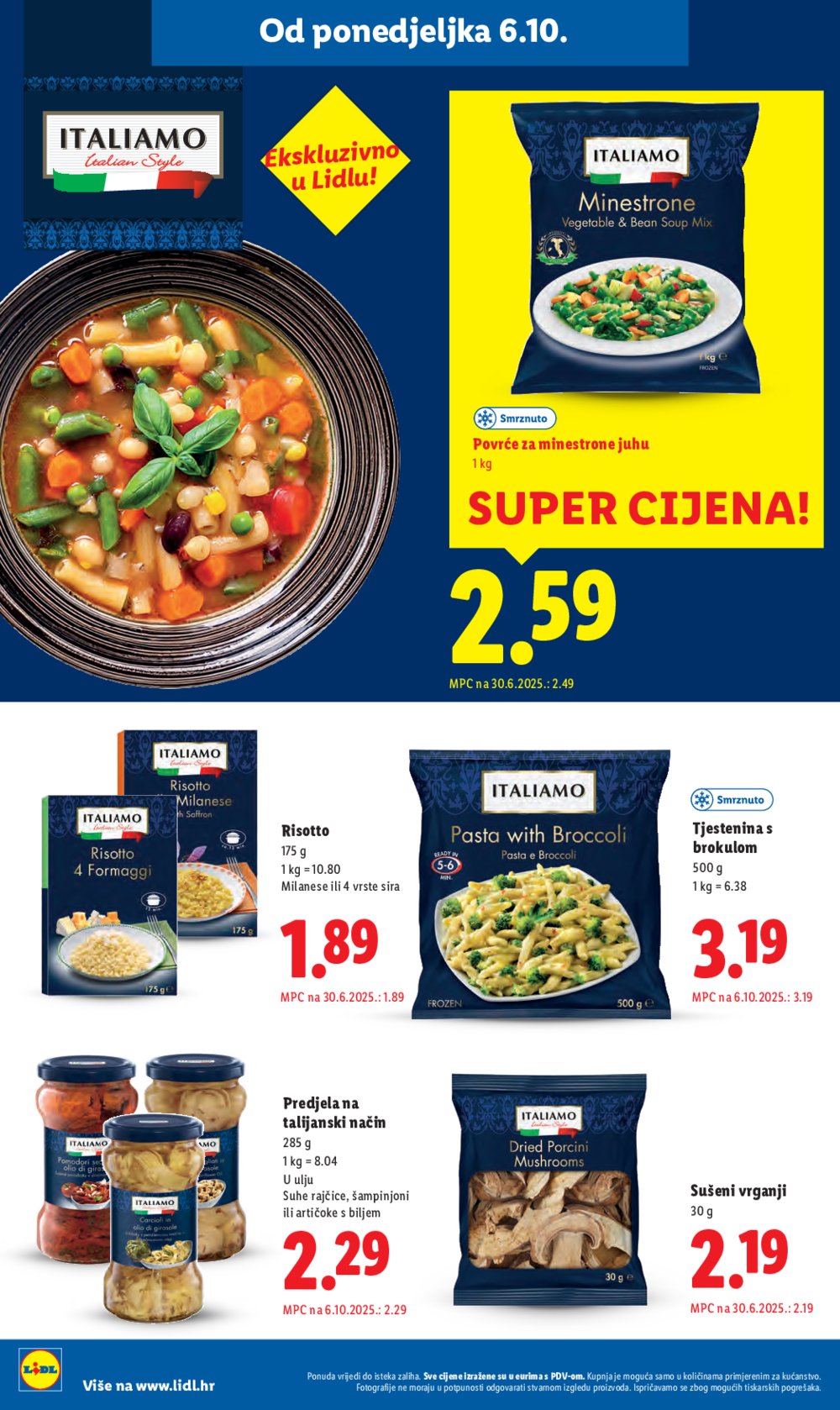 Lidl katalog Super ponuda od ponedjeljka 06.10. - 12.10.2025.