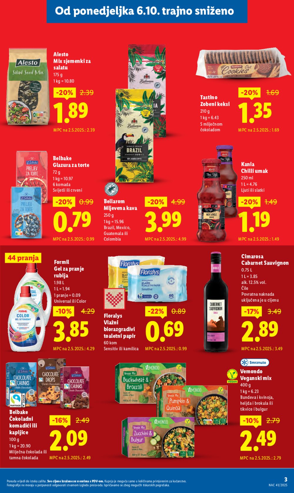 Lidl katalog Super ponuda od ponedjeljka 06.10. - 12.10.2025.