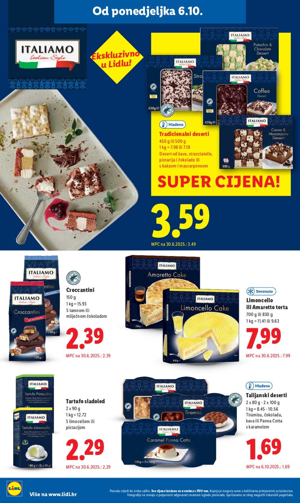 Lidl katalog Super ponuda od ponedjeljka 06.10. - 12.10.2025.