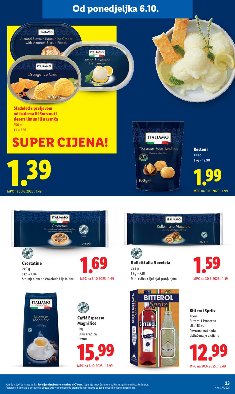 Lidl katalog Super ponuda od ponedjeljka 06.10. - 12.10.2025.