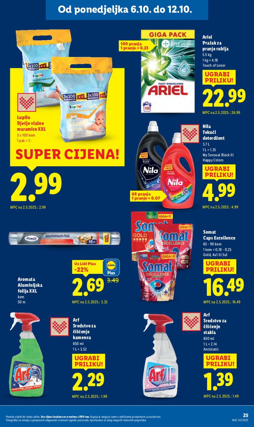 Lidl katalog Super ponuda od ponedjeljka 06.10. - 12.10.2025.