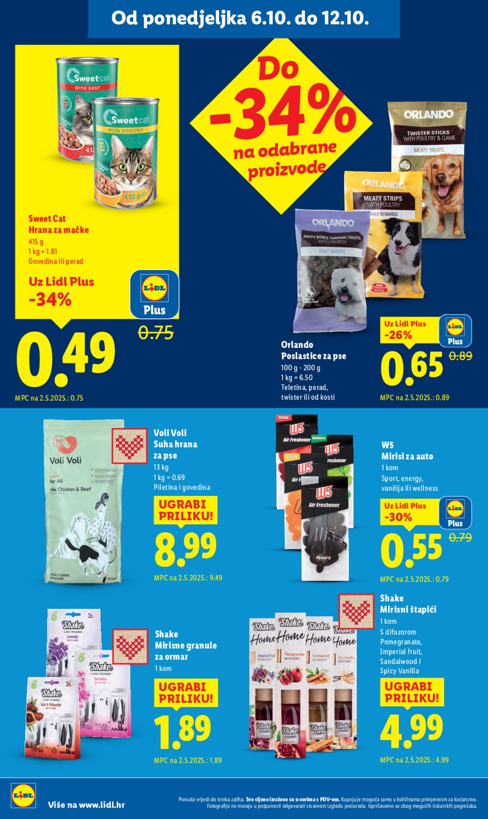 Lidl katalog Super ponuda od ponedjeljka 06.10. - 12.10.2025.