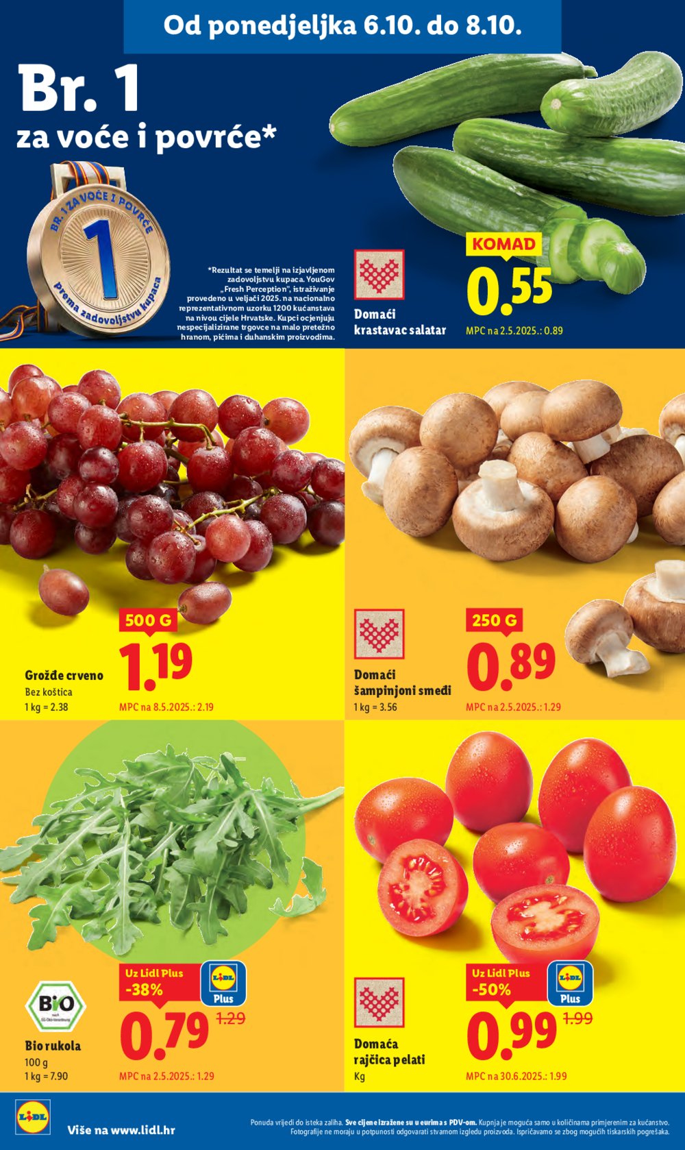 Lidl katalog Super ponuda od ponedjeljka 06.10. - 12.10.2025.