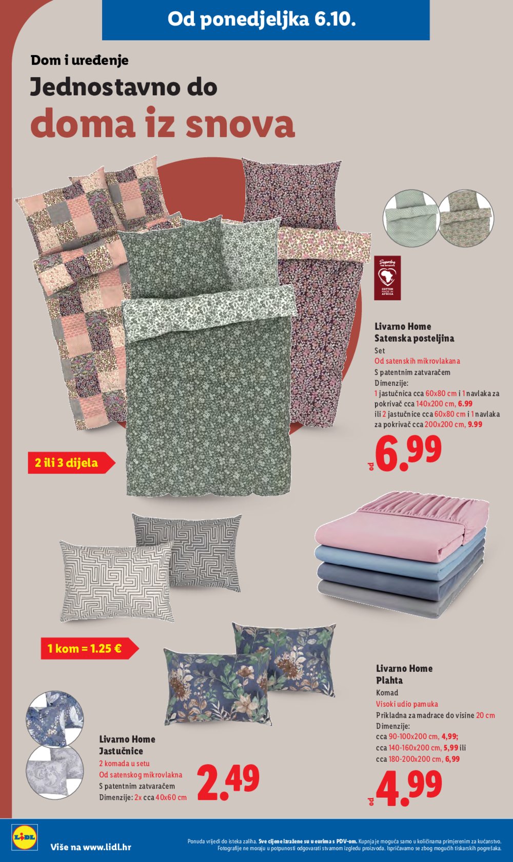 Lidl katalog Super ponuda od ponedjeljka 06.10. - 12.10.2025.
