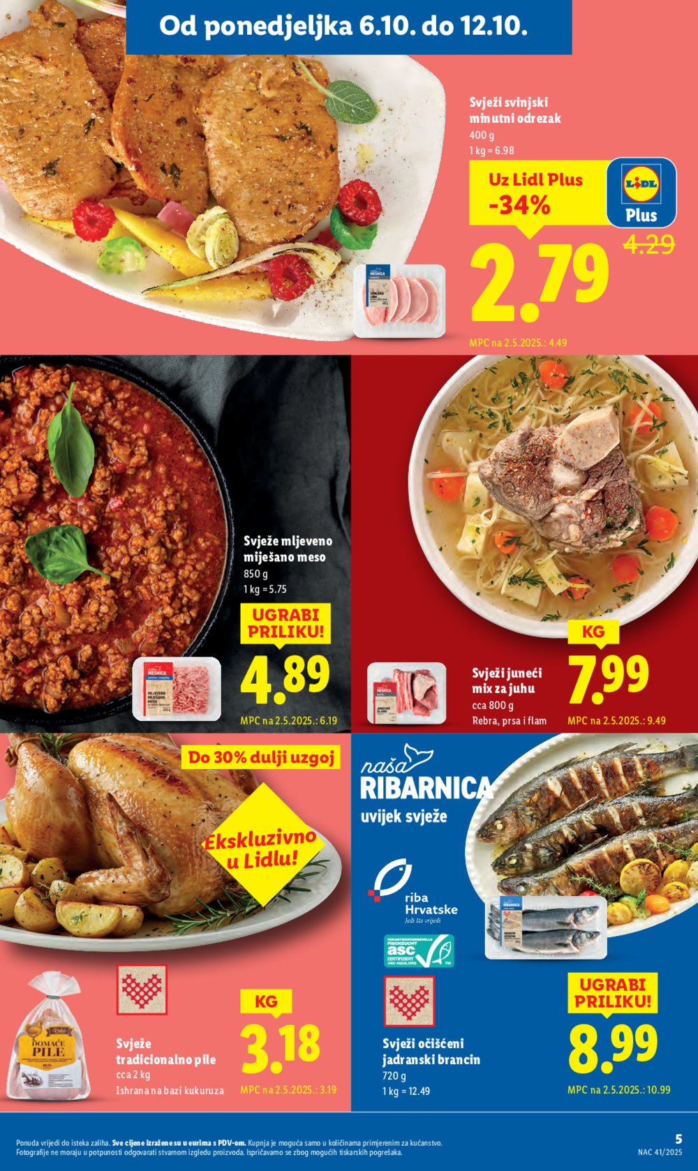 Lidl katalog Super ponuda od ponedjeljka 06.10. - 12.10.2025.