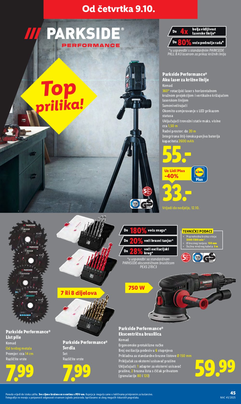 Lidl katalog Super ponuda od ponedjeljka 06.10. - 12.10.2025.